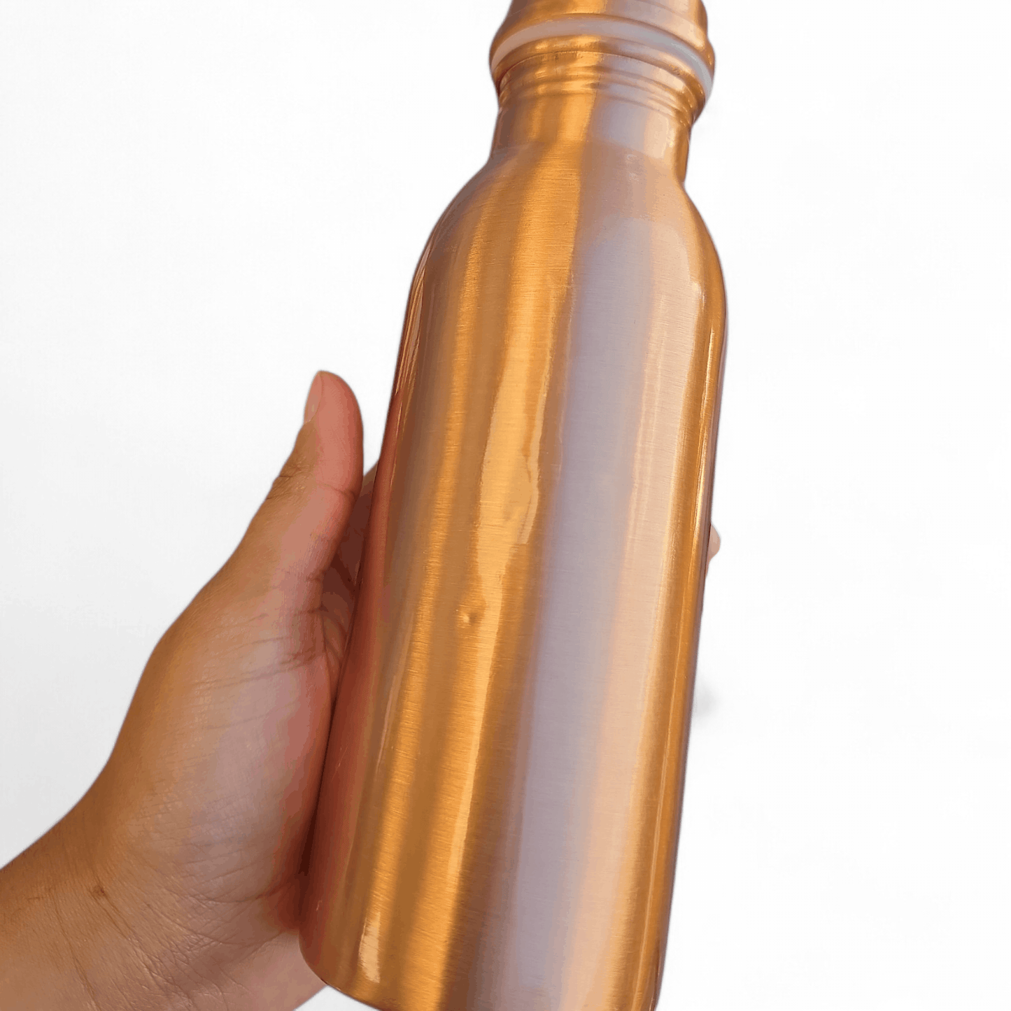 Factory Defect - Small Smooth Copper Water Bottle (500 ml)