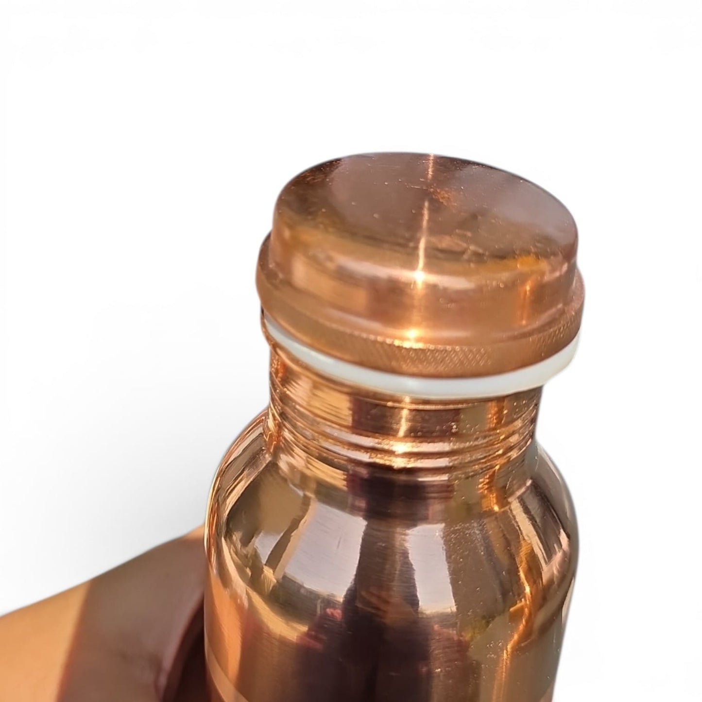 Factory Defect - Smooth Mirror Finish Copper Water Bottle (900 ml)