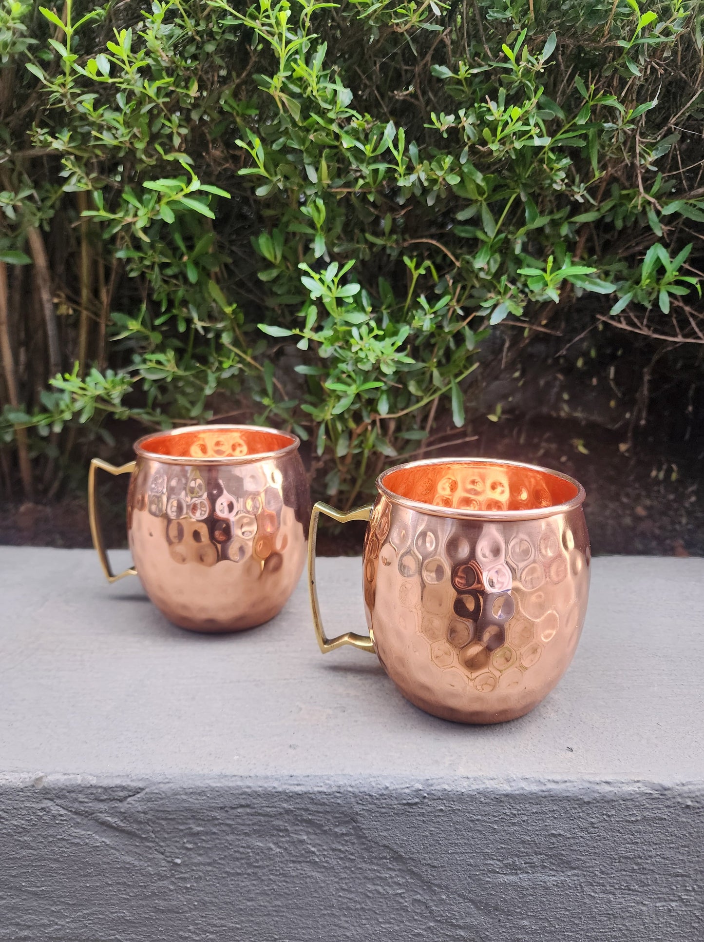 Dimple Copper Mule Mug (Set of 2)