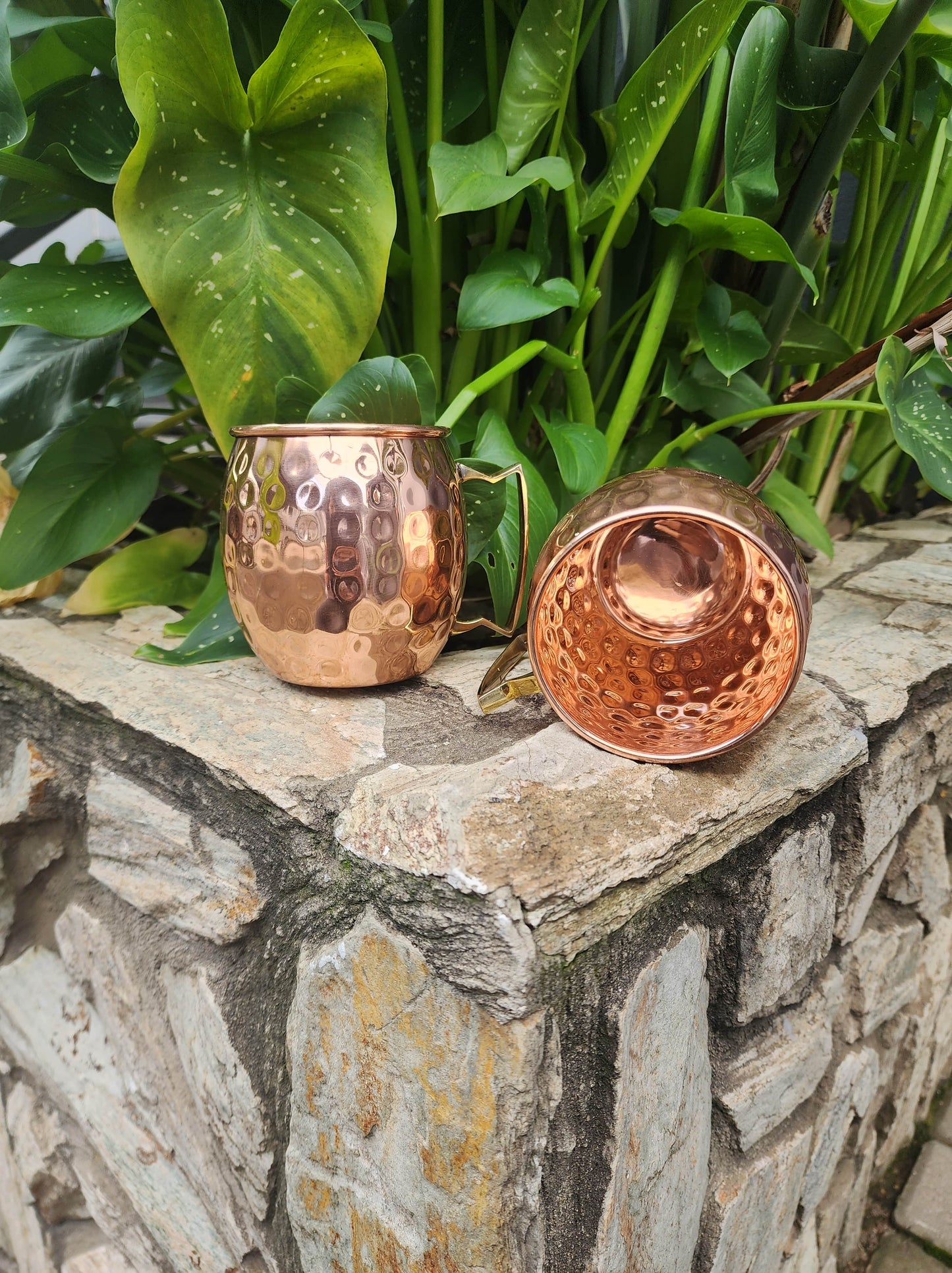 Dimple Copper Mule Mug (Set of 2)