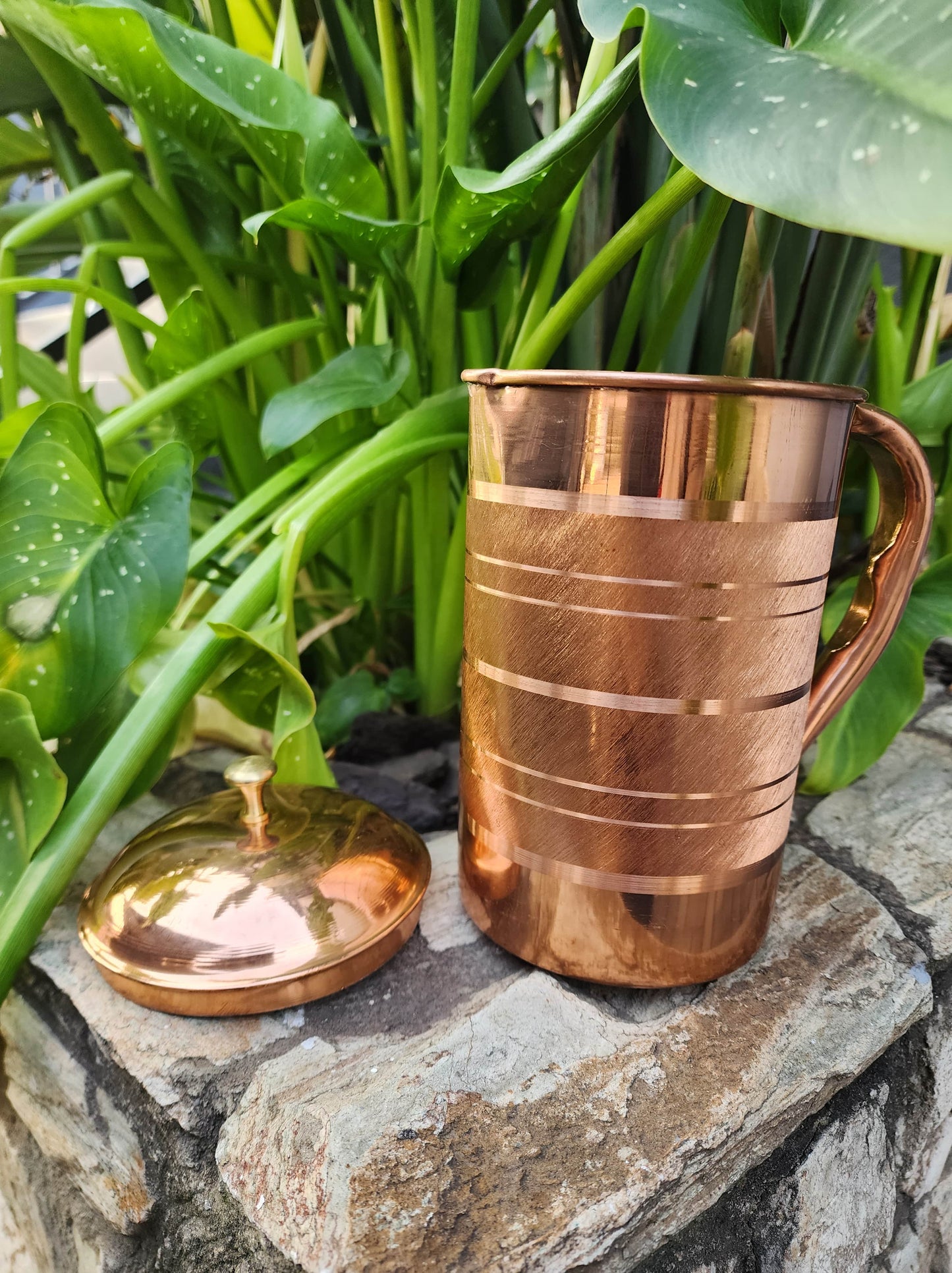 Smooth Copper Jug (1 L)