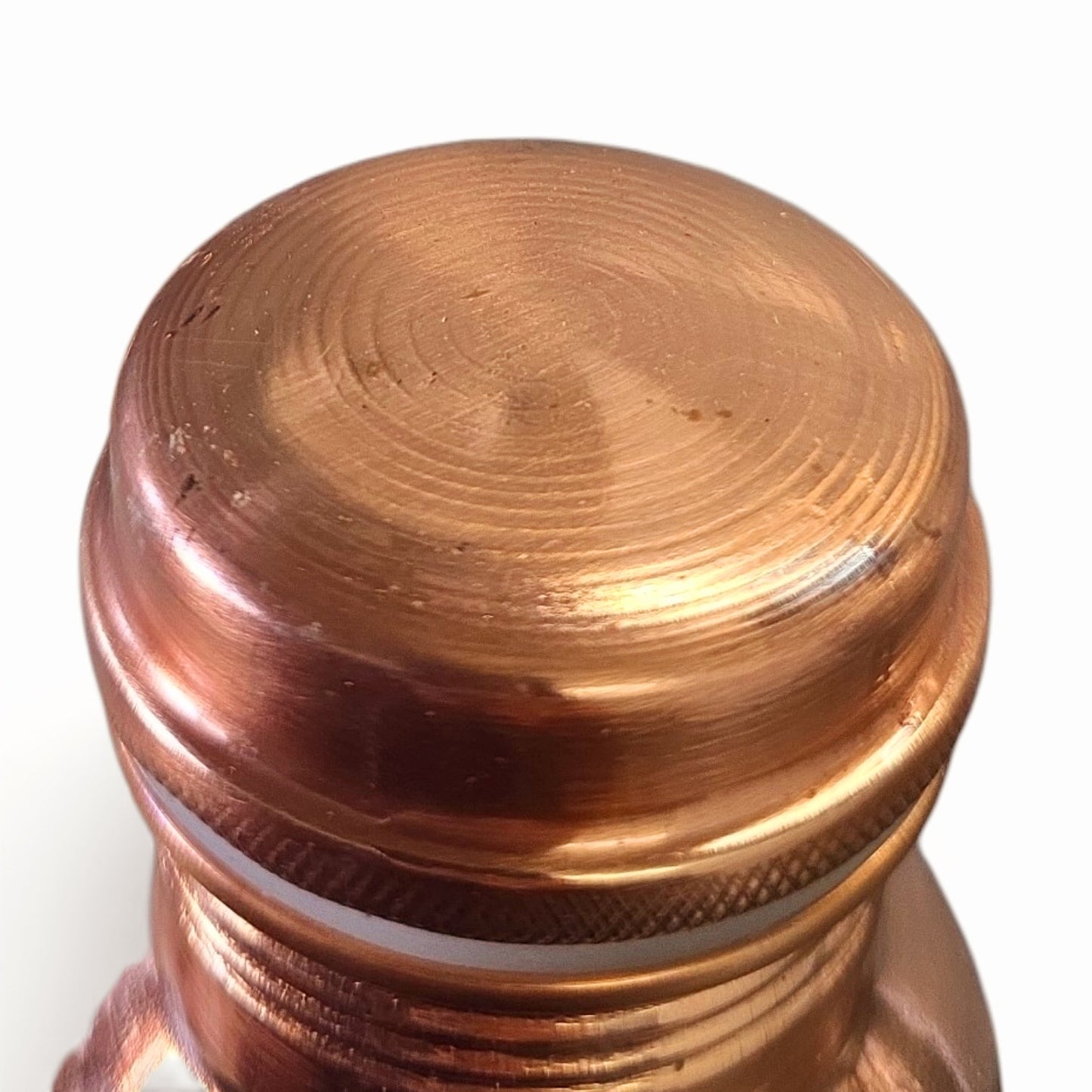 Factory Defect - Plain Smooth Mirror Finish Copper Water Bottle (900 ml)