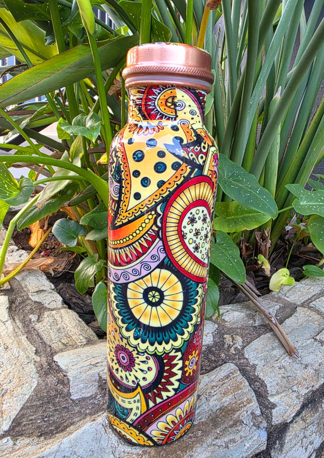 Saffron Copper Bottle (900 ml) - Limited Edition