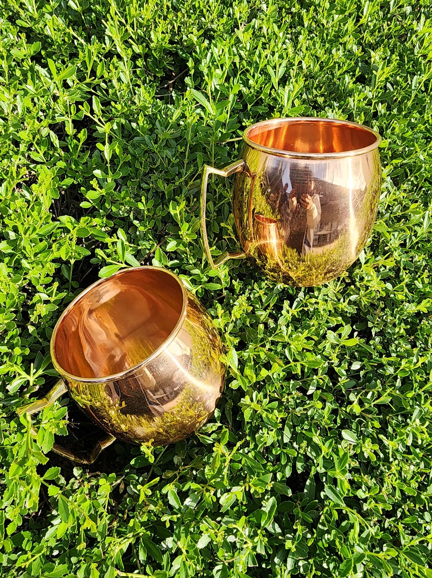 Smooth Copper Mule Mug (Set of 2)