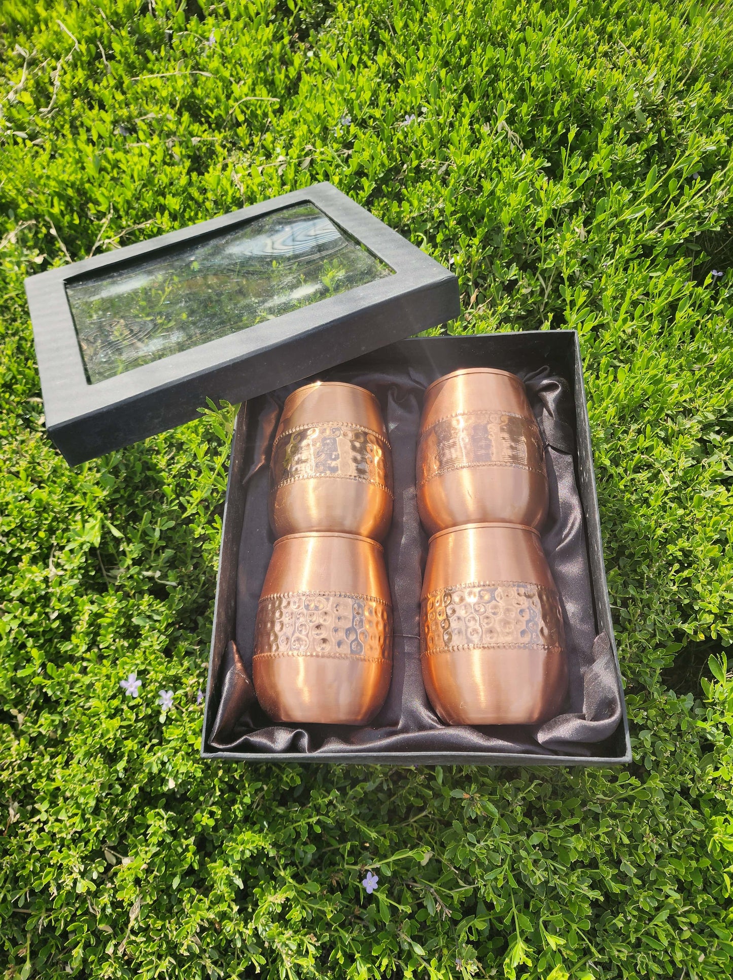 Two Tone Copper Surahi Cup