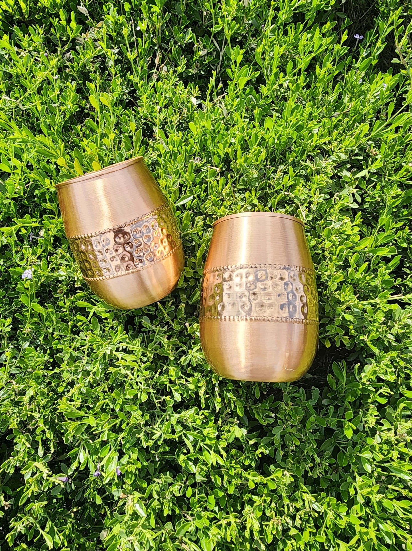 Two Tone Copper Surahi Cup