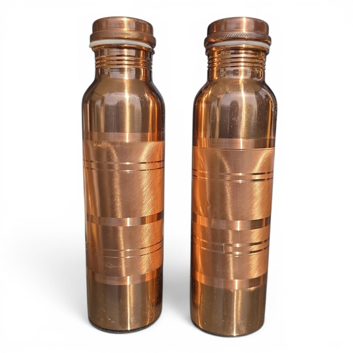 Factory Defect - Smooth Mirror Finish Copper Water Bottle (900 ml)