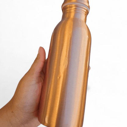 Factory Defect - Small Smooth Copper Water Bottle (500 ml)
