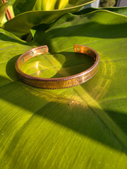 Copper Cross Bracelet