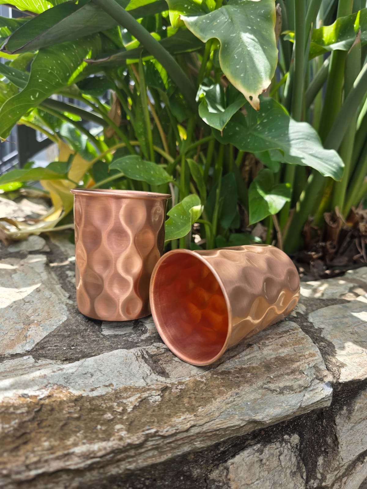 Diamond Cut Copper Cup