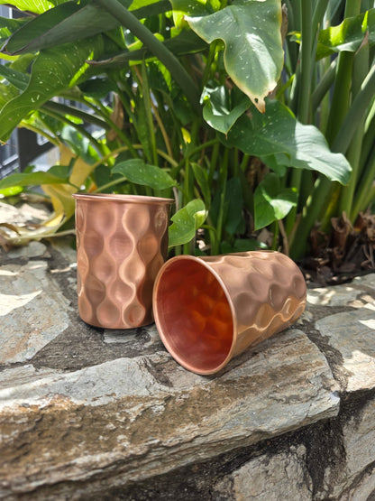 Diamond Cut Copper Cup