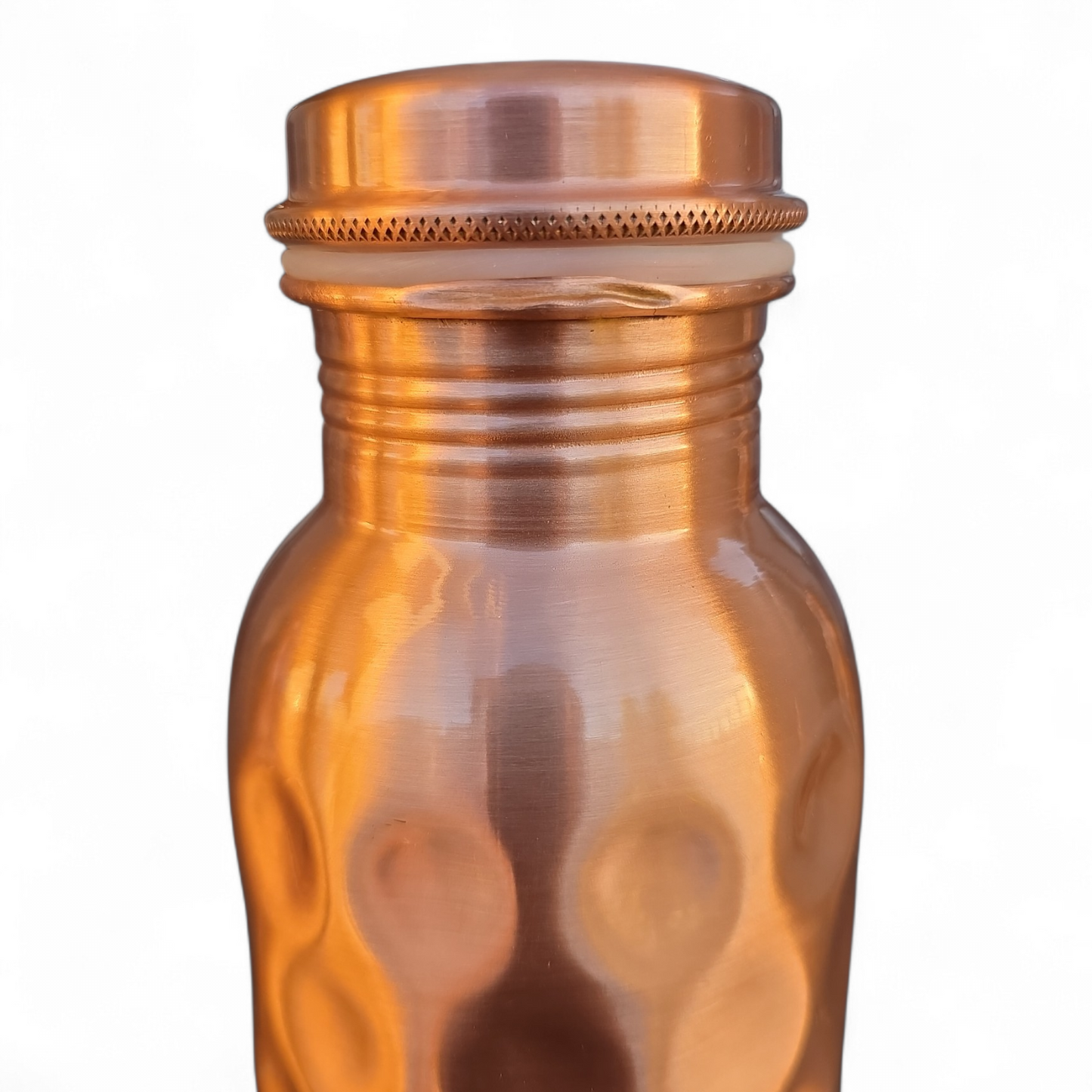 Factory Defect - Diamond Cut Copper Water Bottle (900 ml)
