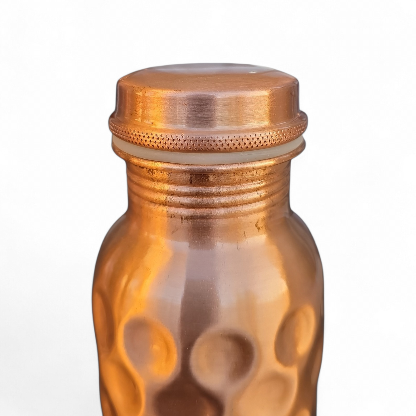 Factory Defect - Diamond Cut Copper Water Bottle (900 ml)