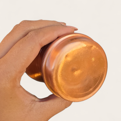 Factory Defect - Diamond Cut Copper Water Bottle (900 ml)