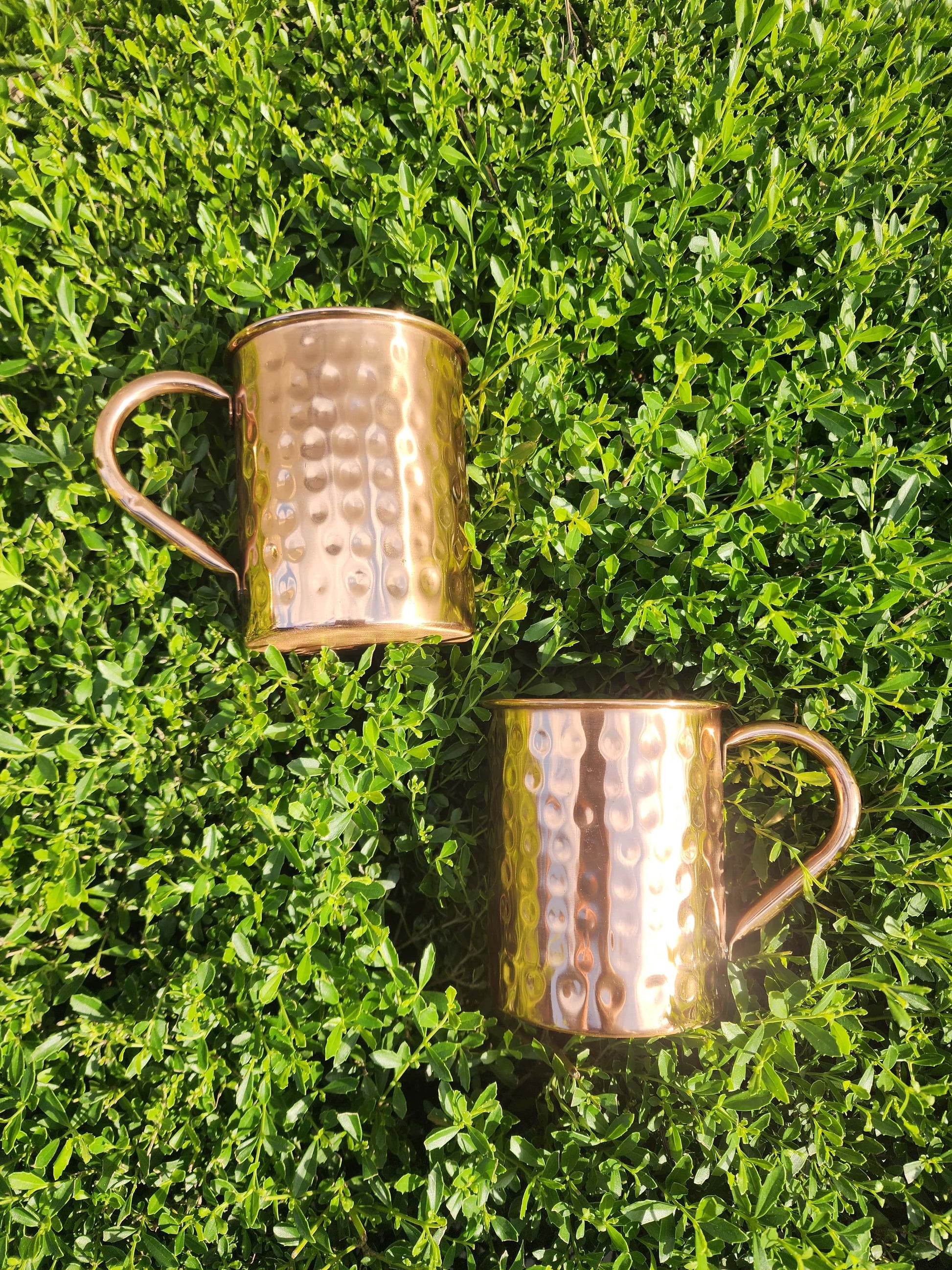 Dimple Copper Mug (Set of 2) – Just Copper