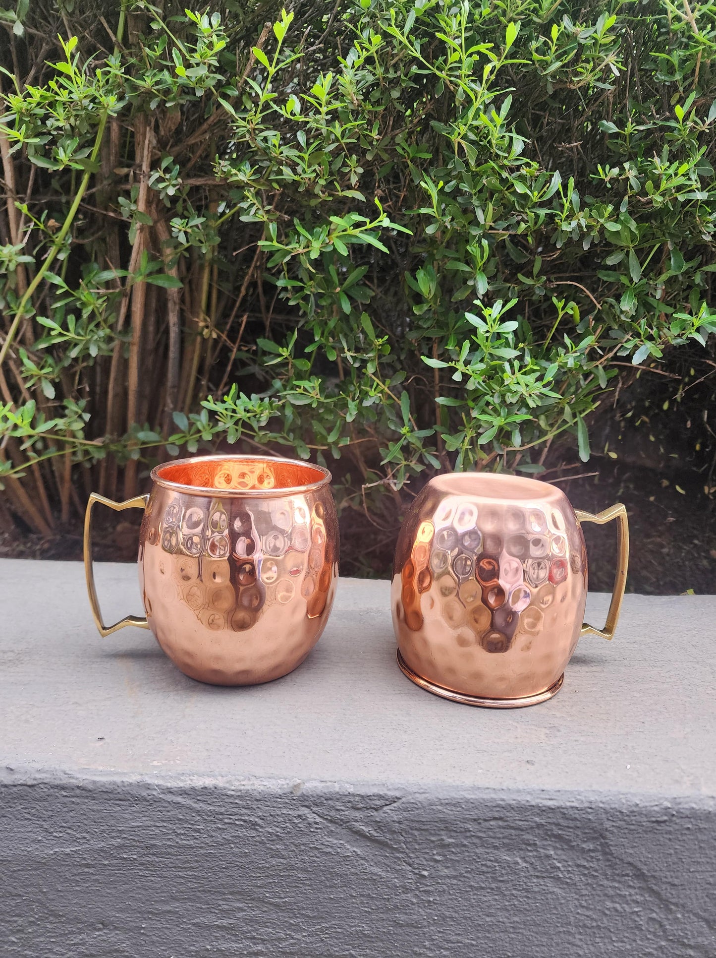 Dimple Copper Mule Mug (Set of 2)
