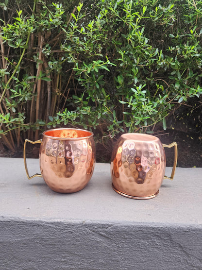 Dimple Copper Mule Mug (Set of 2)