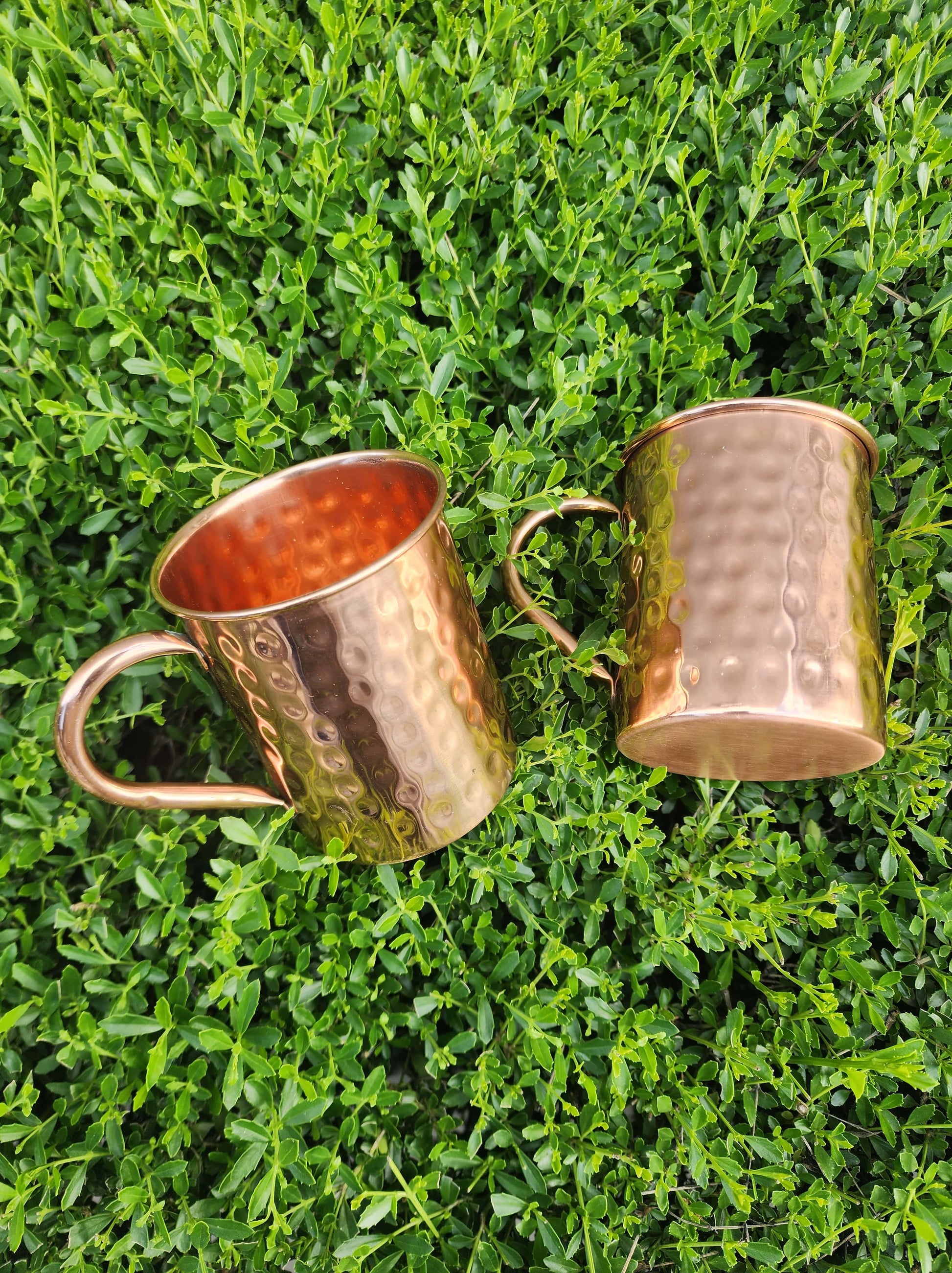 Dimple Copper Mug (Set of 2) – Just Copper