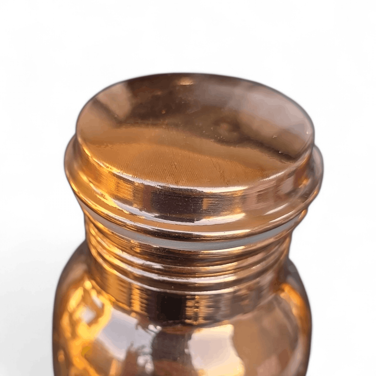 Factory Defect - Mirror Finish Dimple Copper Water Bottle (900 ml)