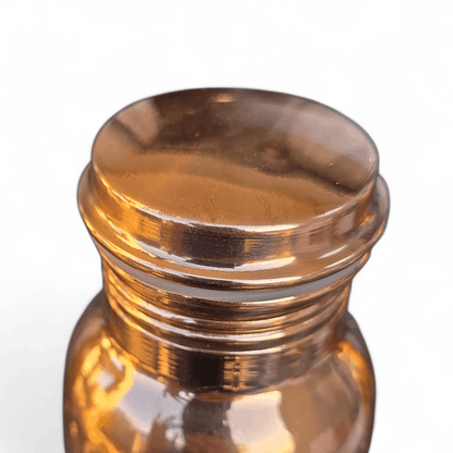 Factory Defect - Mirror Finish Dimple Copper Water Bottle (900 ml)