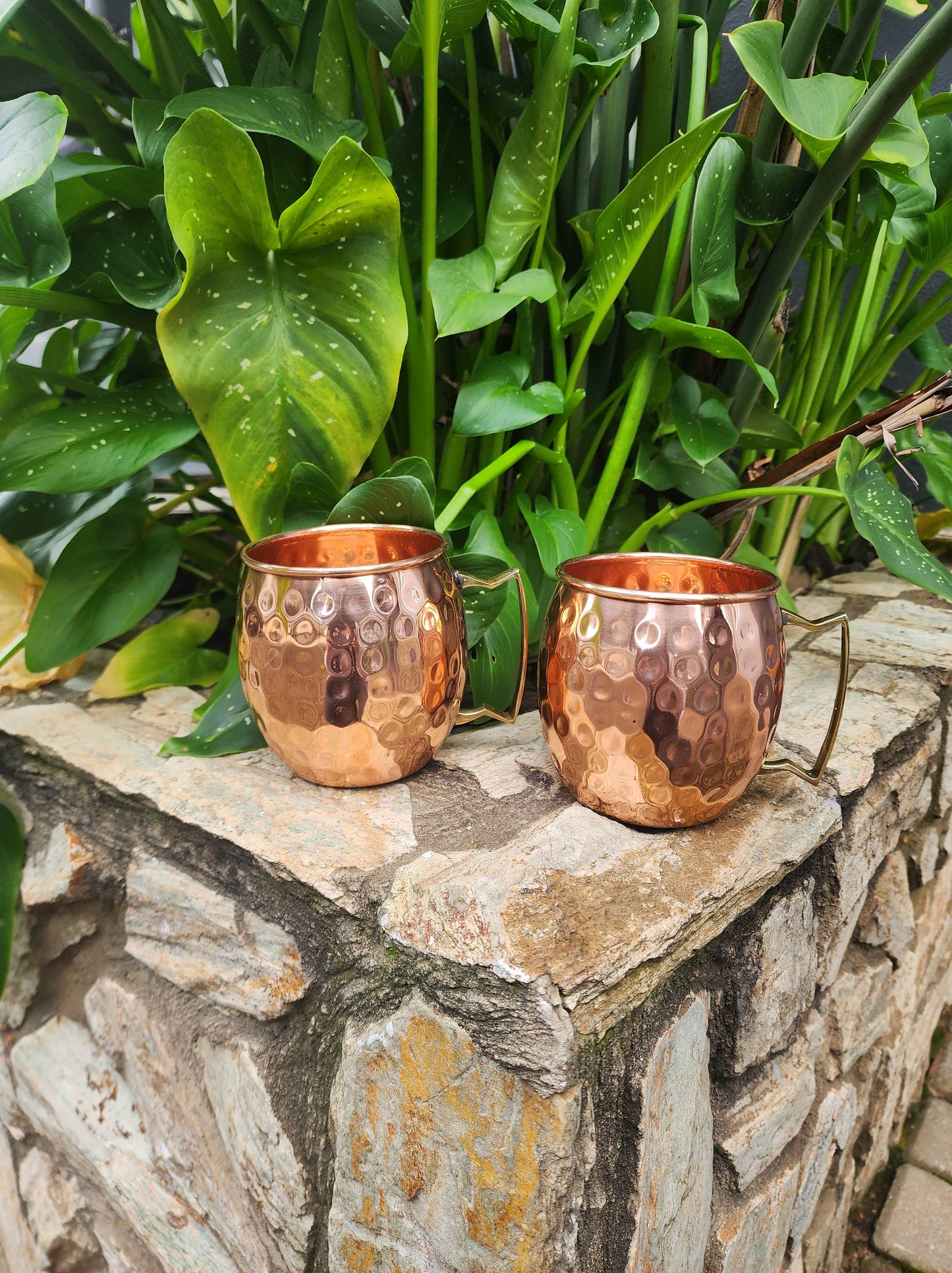 Dimple Copper Mule Mug (Set of 2)