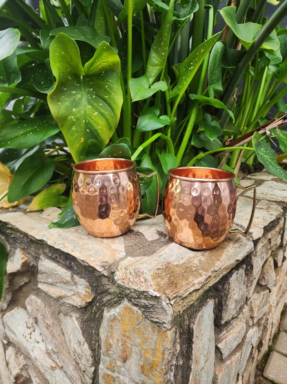 Dimple Copper Mule Mug (Set of 2)