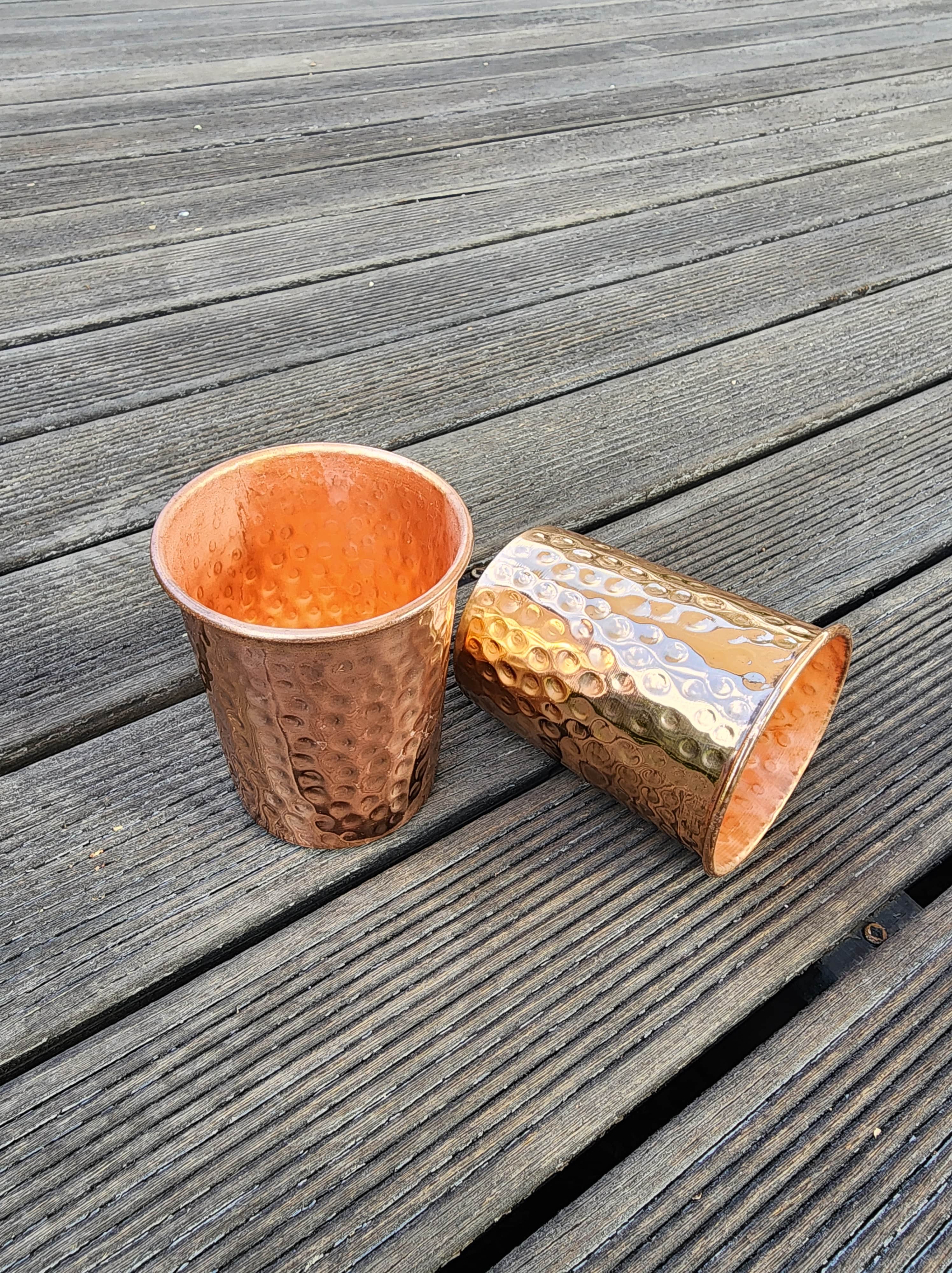 Dimple Copper Cup – Just Copper