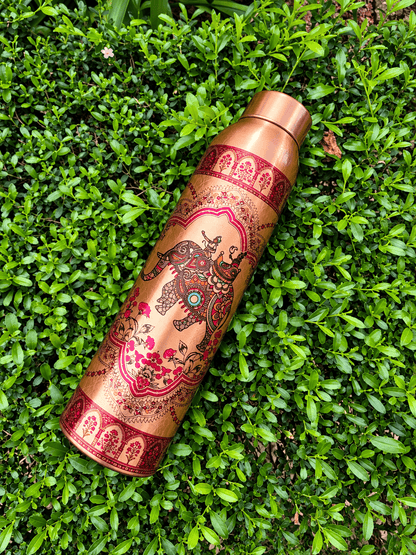 The Rajastani - Premium 1 L Copper Bottle