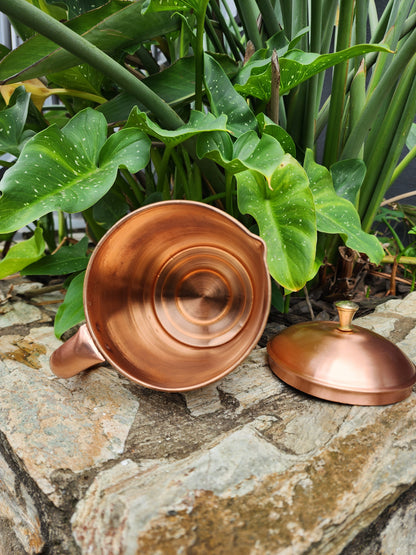 Embossed Copper Jug (1 L)