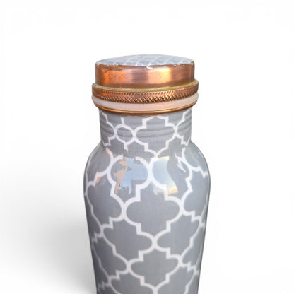 Factory Defect - Geometric Grey Copper Bottle (900 ml)