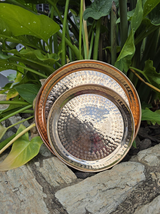 Dimple Copper Tray