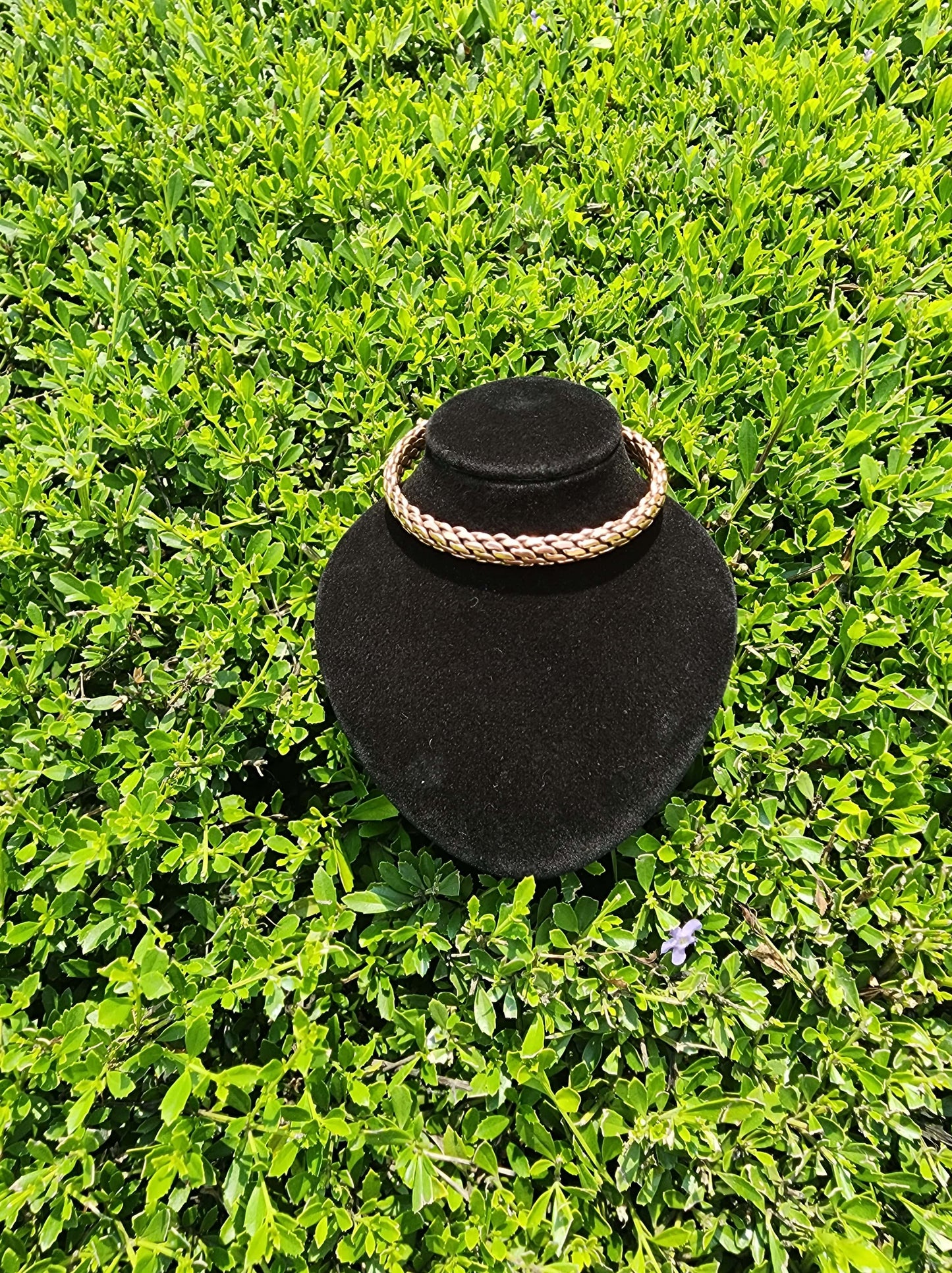 Honey-Comb Copper Bracelet