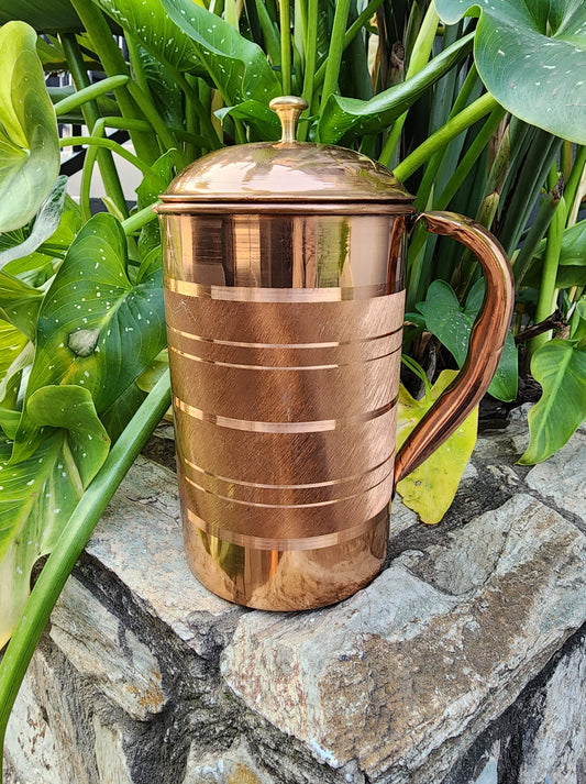 Smooth Copper Jug (1 L)