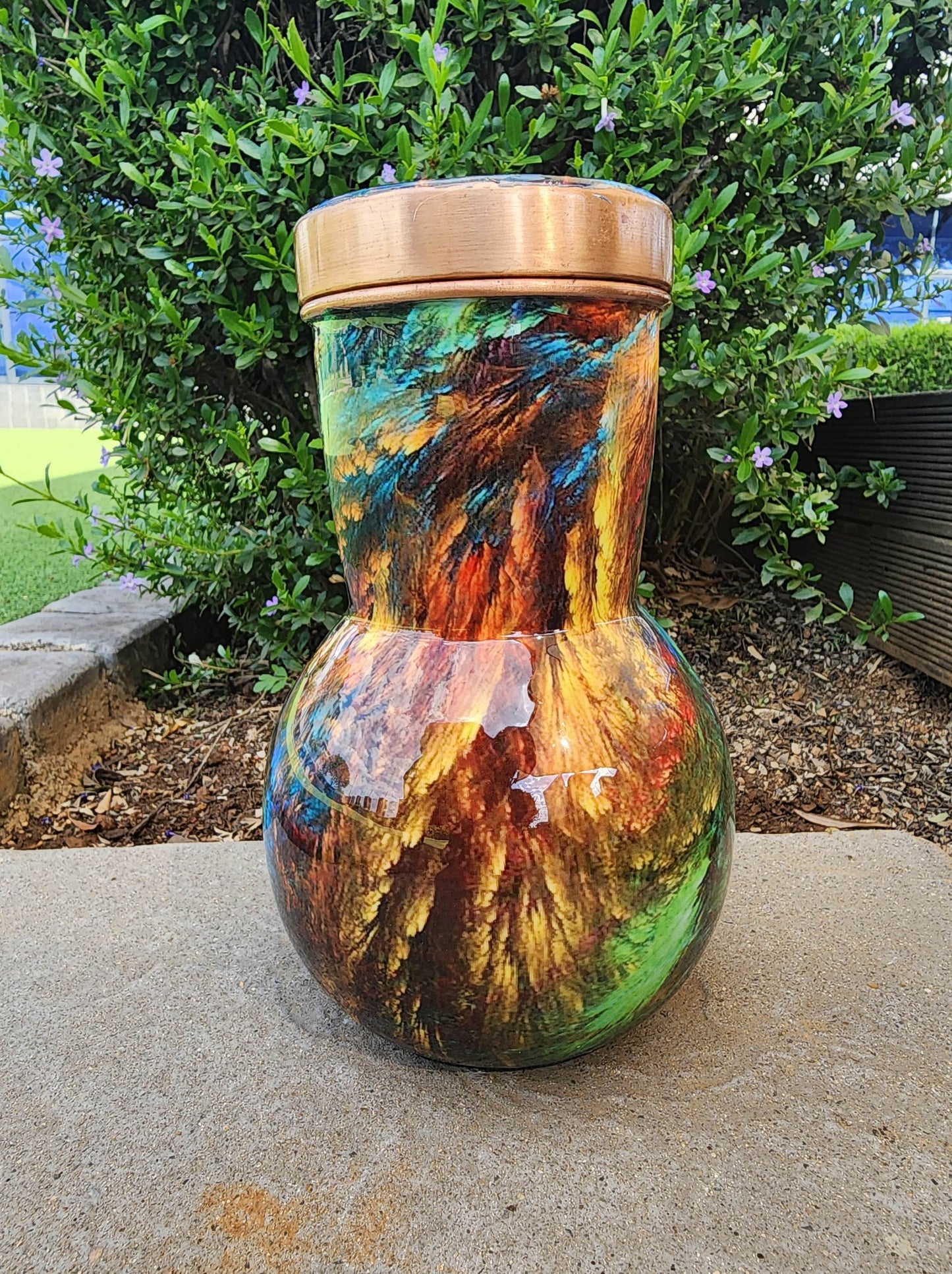 Designer Printed Matka Jar (1.5 L)