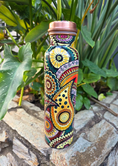 Saffron Copper Bottle (900 ml) - Limited Edition