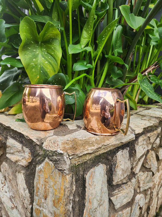 Smooth Copper Mule Mug (Set of 2)