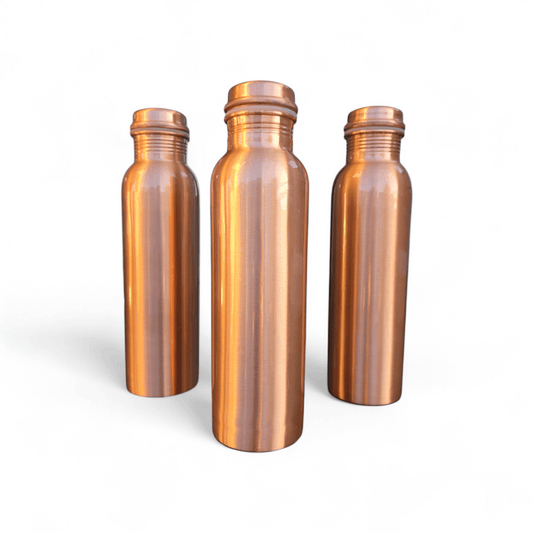 Factory Defect - Smooth Copper Water Bottle (Matte Finish)