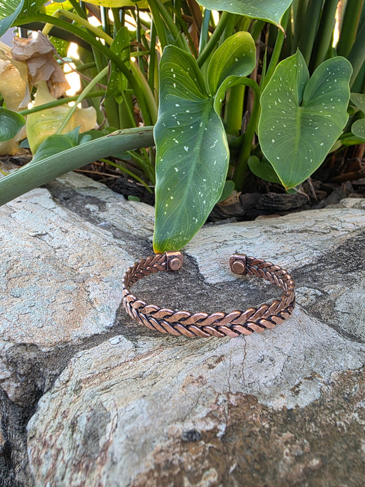 Terra Weave Copper Bracelet