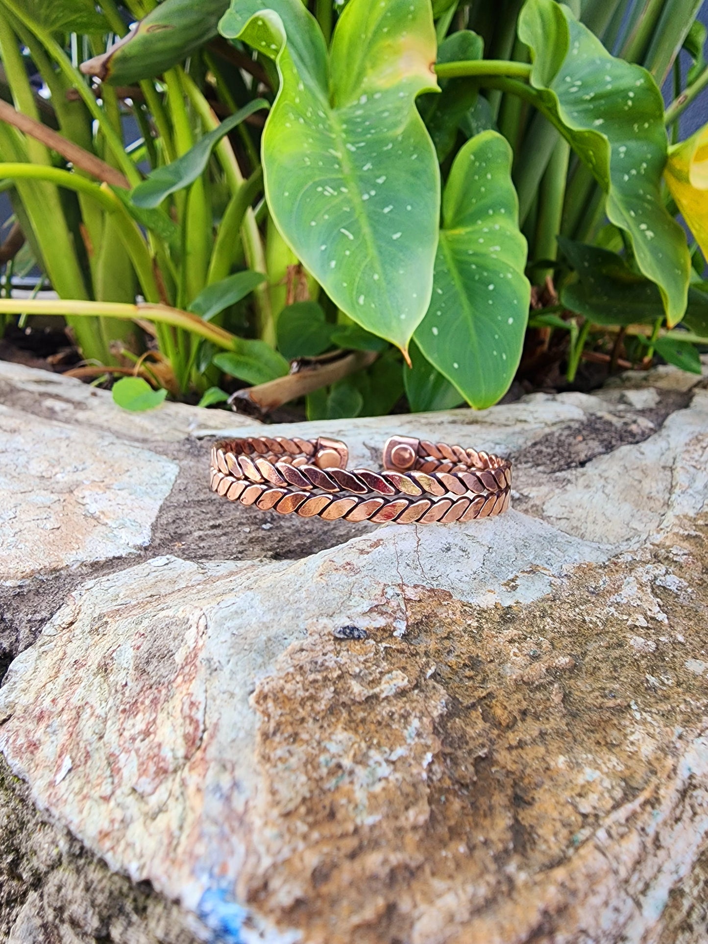 Terra Weave Copper Bracelet