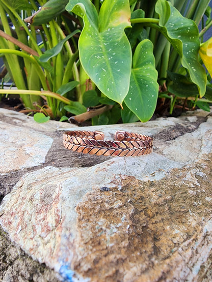Terra Weave Copper Bracelet