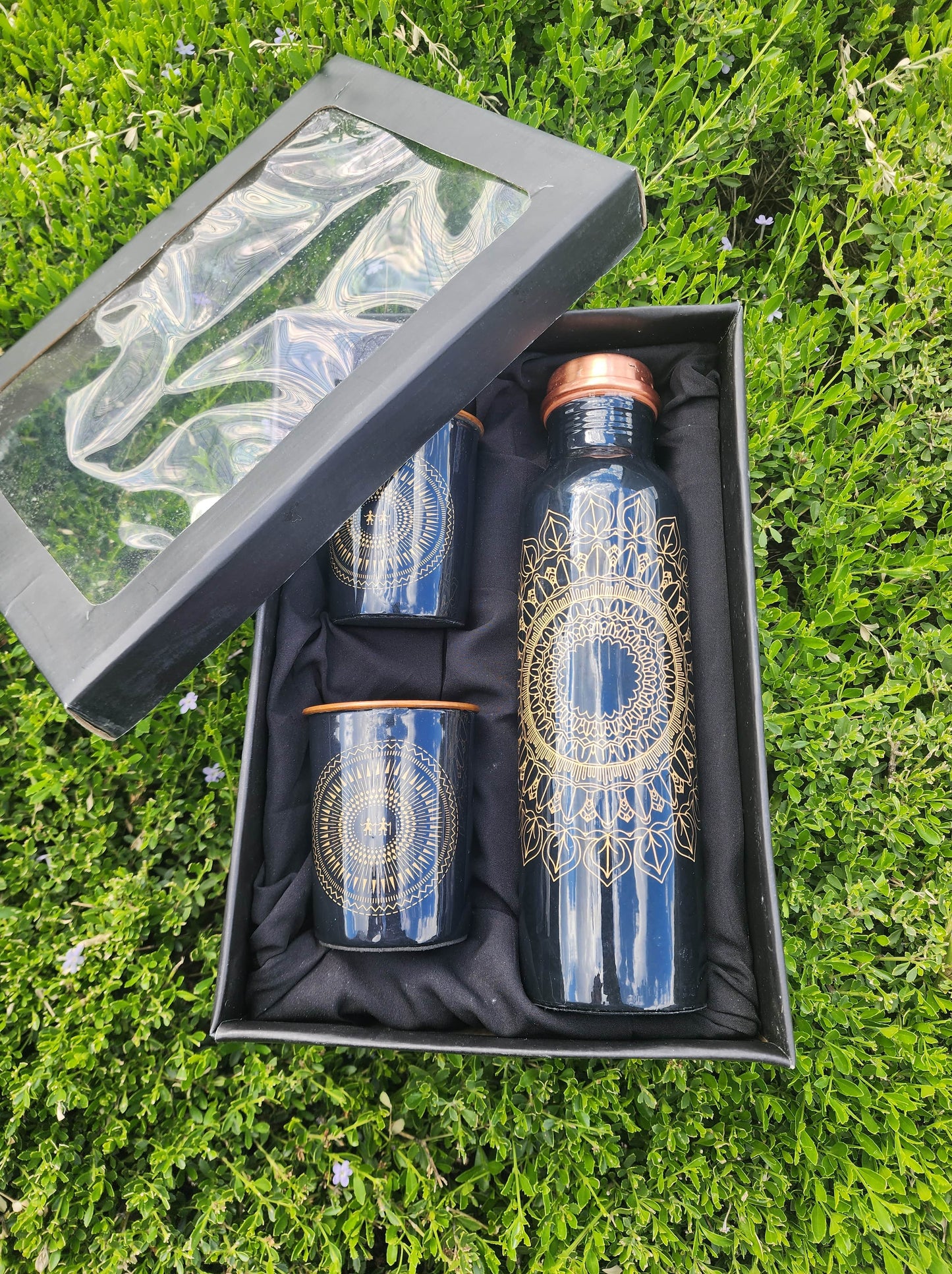 Ubuntu Copper Bottle and Cup Set